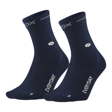 STOX Energy Socks Tagessocke Everyday Ankle (Stabilisierung der Knöchel) navyblau Herren - 2 Paar